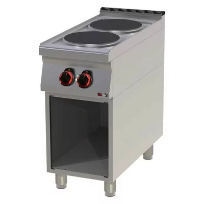 REDFOX - Fourneau électrique 2x feu soubassement - SP 90/40 E