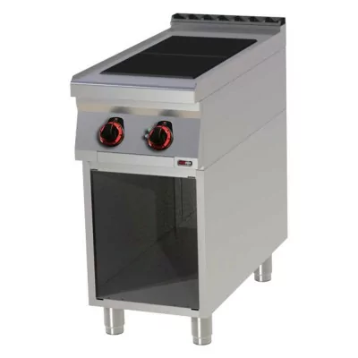 REDFOX - Fourneau électrique 2x feu soubassement 400 V - SPL 90/40 E