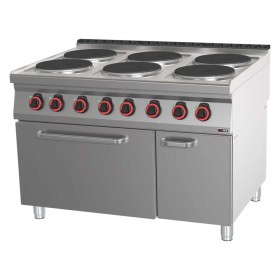 REDFOX - Fourneau électrique 6 feux four GN 2/1 - SPT 90/120-21 E