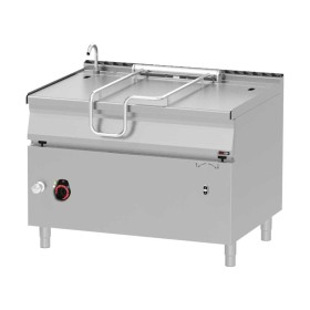 REDFOX - Sauteuse basculante auto 120 L fond en inox - BRM 90/120 E/N