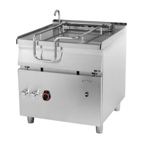 REDFOX - Sauteuse basculante auto électrique 80 L fond en inox - BRM 90/80 E/N