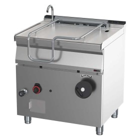 REDFOX - Sauteuse basculante manuelle à gaz 50 L fond en inox - BR 70/80 G/N