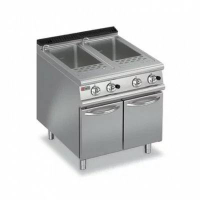 BARON - Cuiseur à pâtes monobloc gaz - 2 x 26 litres - Gamme QUEEN 700