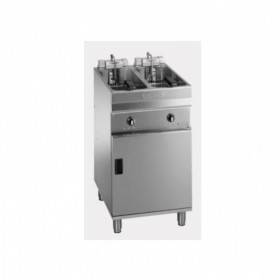 VALENTINE - Friteuse électrique sur coffre - 2 x 9/10 L - 14.4 kW professionnelle