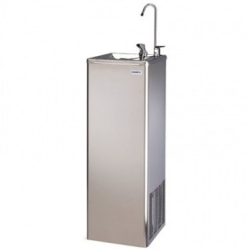 COSMETAL - Fontaine River gris métal avec détente directe eau froide 55 L/h