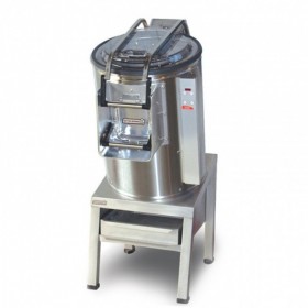 DITO SAMA - Eplucheuse inox + plateau et cylindre abrasifs, 25kg