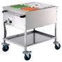 BARTSCHER - Chariot bain-Marie 2 x GN 1/1 - chauffé sans eau - de 0 à 90°C