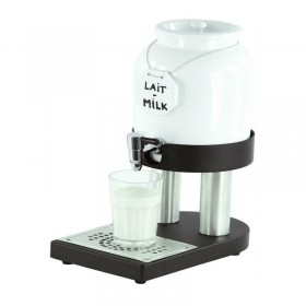 CASSELIN - Distributeur de lait froid en porcelaine, 4 L