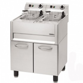 CASSELIN - Friteuse électrique sur pieds professionnelle - 2X13 litres