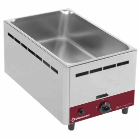 DIAMOND - Bain marie de table à gaz GN1/1 150 mm