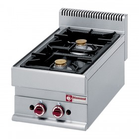 DIAMOND - Table de cuisson Top 2 feux gaz, série 650