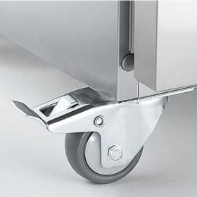 LIEBHERR - Jeu de 5 roulettes dont 2 avec freins pour armoire 2 portes