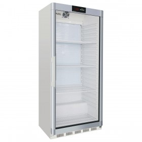 L2G - Armoire réfrigérée blanche 600 L, 1 porte vitrée