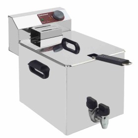 DIAMOND - Friteuse de table 8L professionnelle, avec robinet