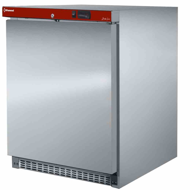 Frigo ventilé positif 150 litres inox PV201X-R6 - Diamond