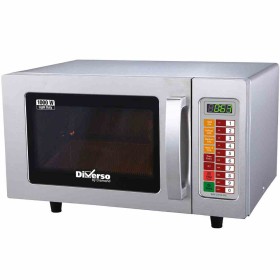 DIVERSO - Four micro-ondes inox GN 1/2 1000 W 25 L digital