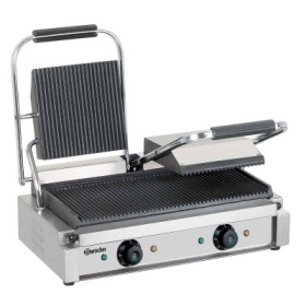 BARTSCHER - Grill contact double 3600 surface rainurée