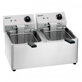 Friteuse professionnelle snack i plus - 2 5 litres - bartscher - - acier  inoxydable2 5 200x530x340mm - La Poste