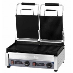 CASSELIN - Grill panini double Premium mixte avec minuteur