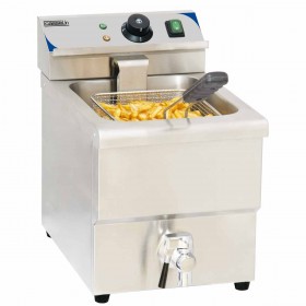 Friteuse professionnelle snack i plus - 2 5 litres - bartscher - - acier  inoxydable2 5 200x530x340mm - La Poste