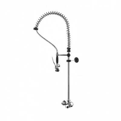 L2G - Douchette eau chaude/froide sur plonge monotrou sans col de cygne H. 1200 mm