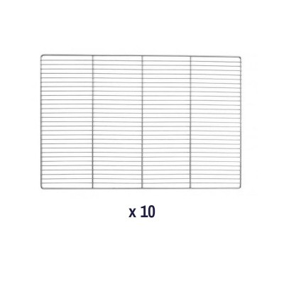 AIR'T - Kit de 10 grilles fil GN 2/1