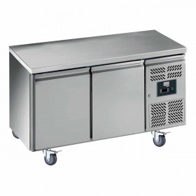 L2G - Table de congélation centrale 2 portes GN 1/1 inox, 282 L