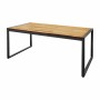 BOLERO - Table industrielle rectangulaire - acier et acacia, 180 cm