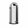 L2G - Poubelle obus inox avec pédale 52 L
