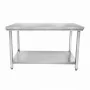 CUISTANCE - Table inox centrale P. 700 mm L. 800 mm