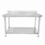 CUISTANCE - Table inox adossée P. 700 mm L. 800 mm