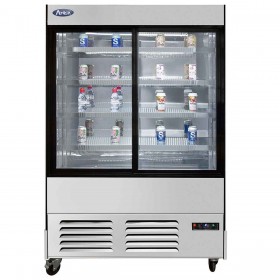 ATOSA - Vitrine de libre service 480 L avec portes coulissantes