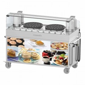 CASSELIN - Chariot à poffertjes double