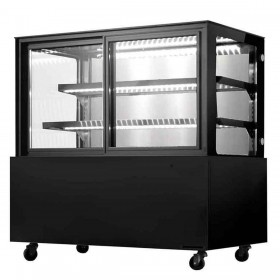 ATOSA - Vitrine de présentation réfrigérée 210 L 900 mm noire