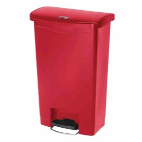 RUBBERMAID - Poubelle à pédale frontale Slim Jim rouge 50L