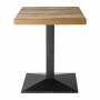 BOLERO - Plateau de table carré effet bois vieilli - 60 cm