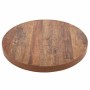 BOLERO - Plateau de table rond 60 cm effet bois vieilli