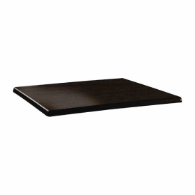 TOPALIT - Plateau de table rectangulaire Classic Line 120x80cm wengé