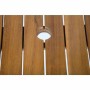 BOLERO - Table carrée en acier et acacia 80 cm