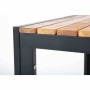 BOLERO - Table carrée en acier et acacia 80 cm