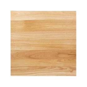 BOLERO - Plateau de table carré pré-percé coloris bois naturel 700mm