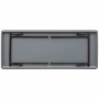 BOLERO - Table rectangulaire pliante grise en ABS 1830mm