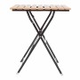 BOLERO - Table bistro carrée en imitation bois 600mm