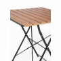 BOLERO - Table bistro carrée en imitation bois 600mm