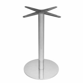 BOLERO - Pied de table rond en acier inoxydable 