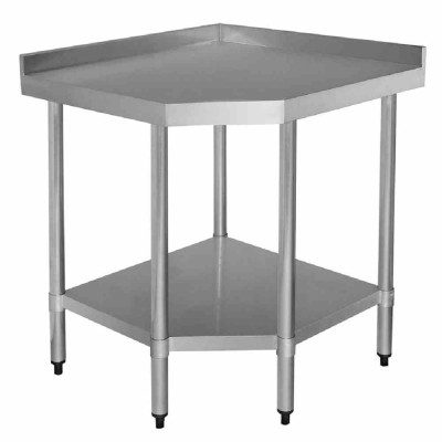 VOGUE - Table d'angle inox 700 mm