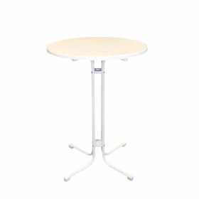 GASTRONOBLE - Mange-debout Limburg blanc 80 cm