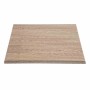 BOLERO - Plateau de table carré effet bois vieilli 700mm
