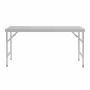 VOGUE - Grande table pliante inox 1800mm