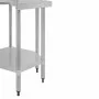 VOGUE - Table d'angle inox 600mm